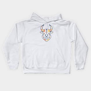 Unique Angry Bull Kids Hoodie